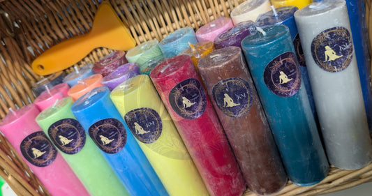 MYSTERY BOX* BDSM Wax Play Candle sample box, 6 Inch Pillar, 5 candles