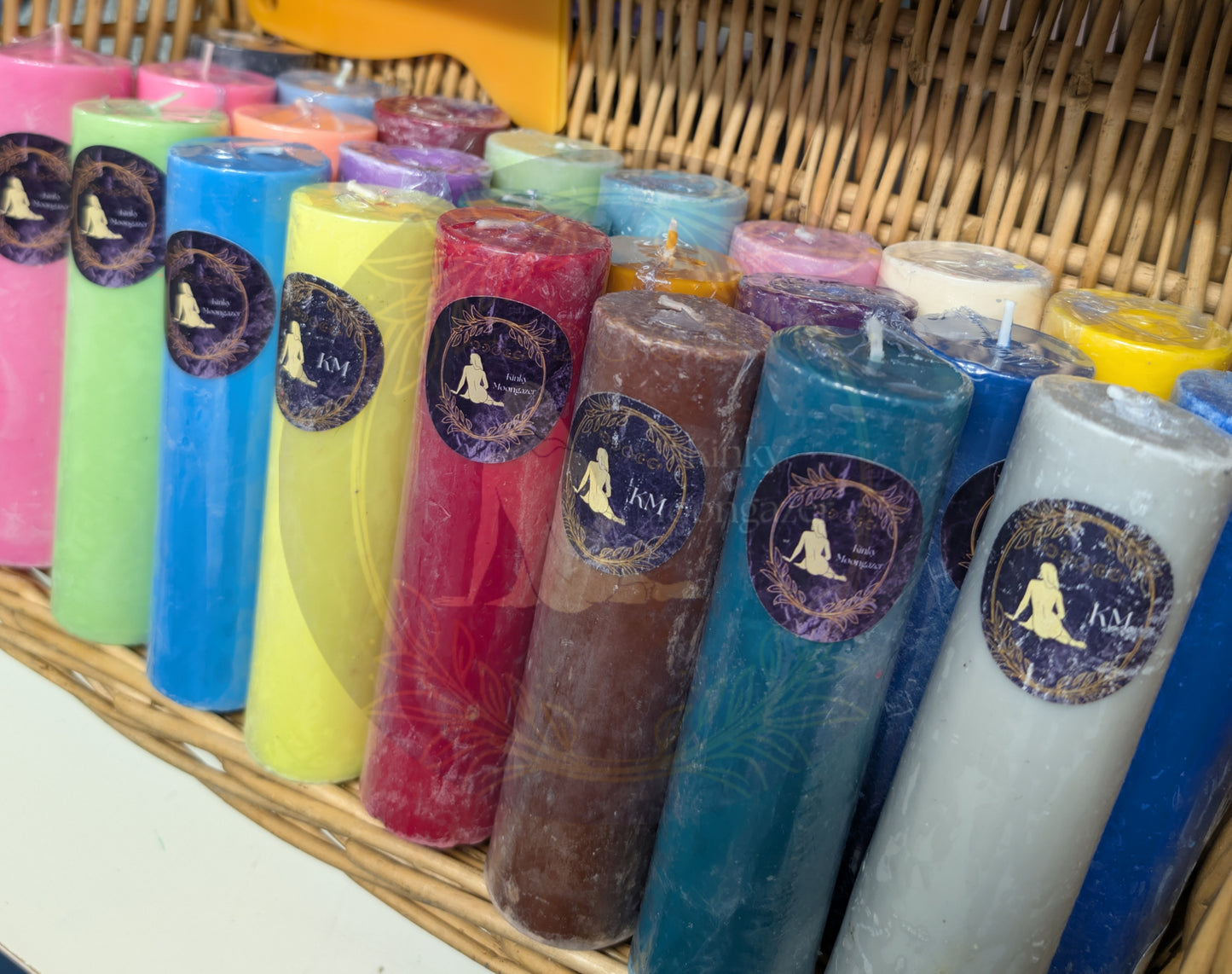 MYSTERY BOX* BDSM Wax Play Candle sample box, 6 Inch Pillar, 5 candles